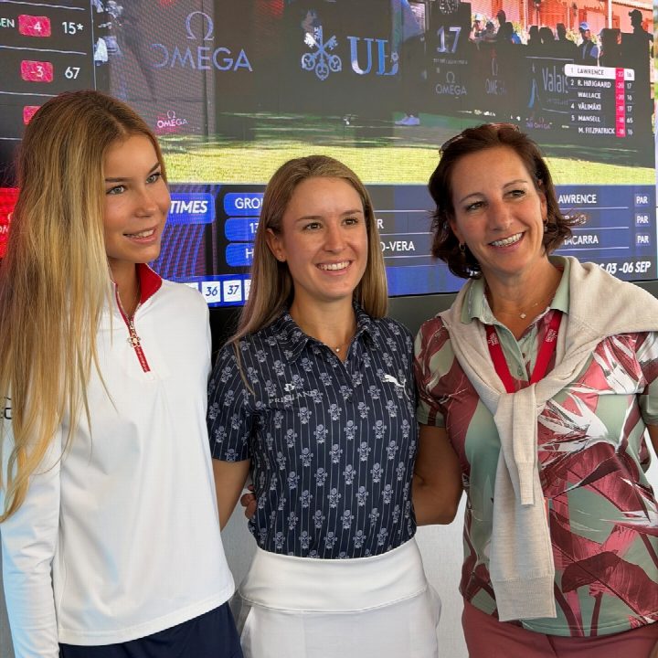 ⛳ Rendez-vous ce matin à 10h ! Retrouvez Chiara Tamburlini & Mia Heuberger pour un nouveau moment d’échange à l’Omega…